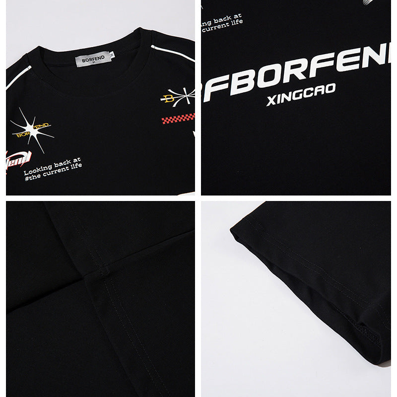 Cotton Ins Retro Short Sleeve T- shirt